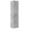 vidaXL Credenza Grigio Cemento 40x42,5x185 cm in Legno Ingegnerizzato