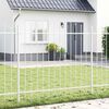 vidaXL Recinzione per Giardino 4 pcs Bianco 170 x 165 cm