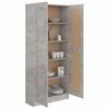 vidaXL Libreria Grigio Cemento 82,5x30,5x185,5 cm in Legno Multistrato