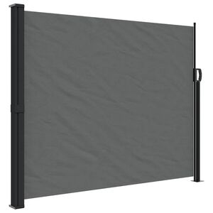 vidaXL Tenda da Sole Laterale Retrattile Antracite 160x600 cm