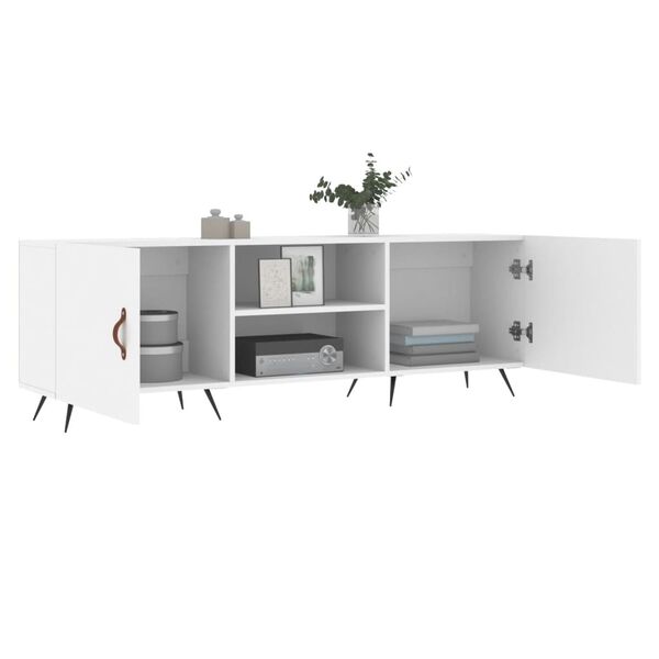 vidaXL Mobile Porta TV Bianco 150x30x50 cm in Legno Multistrato