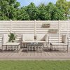 vidaXL Set Divani da Giardino 5 pz con Cuscini Antracite in Polyrattan