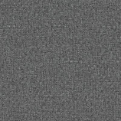 vidaXL Sedia da Pranzo Grigio Scuro 54x56x96,5 cm Tessuto