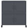 vidaXL Credenza Antracite 68x39x72 cm in Acciaio
