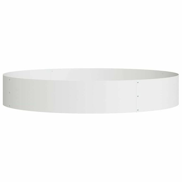 vidaXL Anello per vaso Bianco 120 x 120 x 20 cm