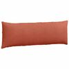 vidaXL Cuscini da Divano 2 pcs Rosso Arancio 120 x 40 cm