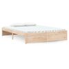 vidaXL Giroletto in Legno Massello 135x190 cm Double