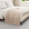 vidaXL Coperta Beige 130 x 150 cm Panno