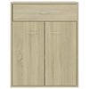 vidaXL Credenza Rovere Sonoma 60x30x75 cm in Legno Multistrato