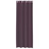 vidaXL Tende in Voile con Occhielli 2 pz Viola 140x300 cm