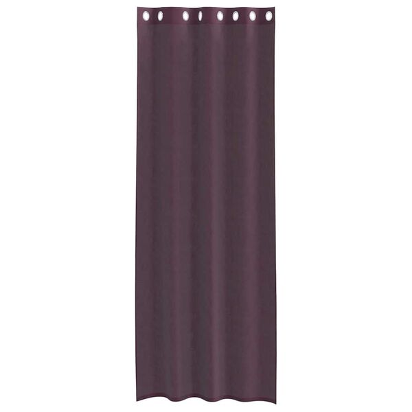 vidaXL Tende in Voile con Occhielli 2 pz Viola 140x300 cm