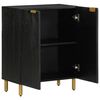 vidaXL Credenza Nera 60x33x75 cm in Legno Multistrato