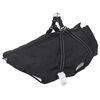 vidaXL Cappotto per Cani Nero L52 Pile e Poliestere