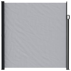 vidaXL Tenda laterale retrattile Grigio 600 x 200 cm Poliestere