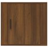 vidaXL Comodini a Muro 2 pz Rovere Marrone 50x30x47 cm