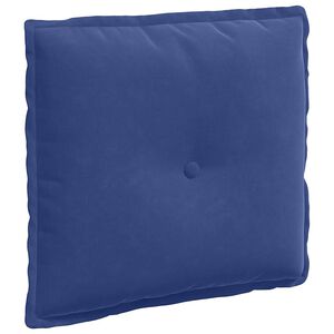 vidaXL Cuscino per Schiena Blu Polizia 50 x 45 cm Tessuto in Cords