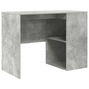 vidaXL Scrivania Grigio cemento Legno ingegnerizzato 102 x 50 x 75 cm