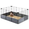 Ferplast Gabbia Porcellini d'India Multipla Open 107,5x72x50 cm Nera
