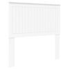 vidaXL Testiera con testiera Bianco 100 cm Legno multistrato