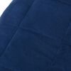 vidaXL Coperta Ponderata Blu 220x240 cm 11 kg Tessuto
