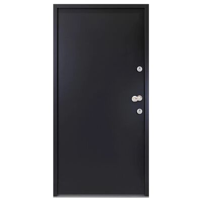 vidaXL Porta Ingresso in Alluminio Antracite 110x207,5 cm