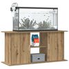 vidaXL Supporto per acquario artigianale in rovere 121x41x58 cm in legno ingegnerizzato