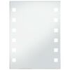 vidaXL Specchio da Parete a LED per Bagno 60x80 cm
