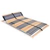 vidaXL Rete a Doghe 7 Zone senza Materasso con 42 Doghe 120x200 cm