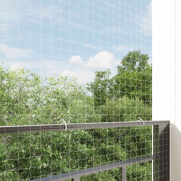 vidaXL Rete per Gatti Trasparente 12x3 m in Nylon