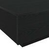 vidaXL Tavolino da salotto Rovere Nero 80 x 80 x 31 cm
