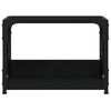 vidaXL Supporto per Stampante 2 Livelli Nero 44x26x31,5 cm Multistrato