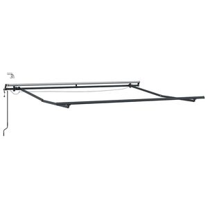 vidaXL Telaio tenda da sole elettrico con LED e sensore 3 x 2,5 m