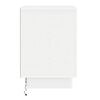 vidaXL Armadio da Notte Bianco 39 x 34,5 x 50 cm Legno multistrato
