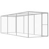 vidaXL Gabbia per Gatti 4,5x1,5x1,5 m in Acciaio Zincato