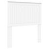 vidaXL Testiera con testiera Bianco 90 cm Legno multistrato
