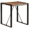 vidaXL Tavolo da Pranzo 70x70x75 cm in Legno Massello di Recupero