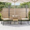 vidaXL Sedie da Giardino 2pz con Cuscini Marrone in Polyrattan