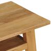 vidaXL Tavolo Consolle 120x35x75 cm in Legno Massello di Teak