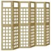 vidaXL Schermo divisorio 6 pcs Marrone 240 x 180 cm