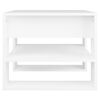 vidaXL Tavolino da Salotto Bianco 55,5x55x45 cm in Legno Multistrato