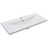 vidaXL Lavabo da Incasso 91x39,5x18,5 cm in Ceramica Bianco