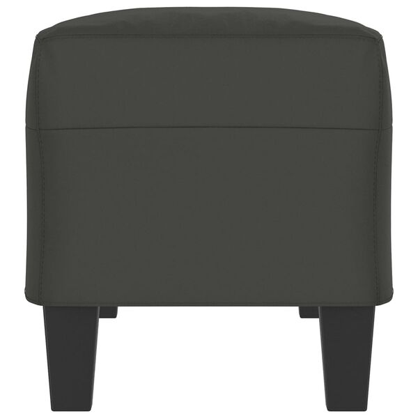 vidaXL Panca grigio scuro 100x35x41 cm in Microfibra