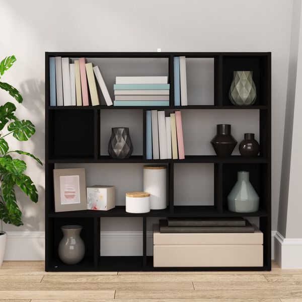 vidaXL Libreria/Divisorio Nero 105x24x102 cm
