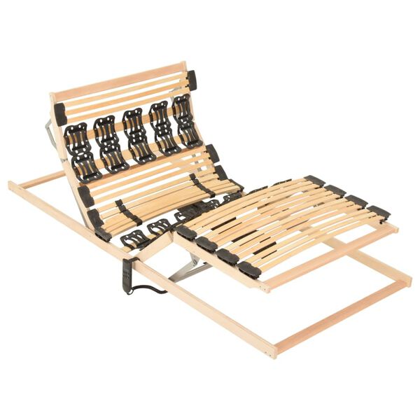 vidaXL Giroletto a Motore Elettrico Testa e Piedi Regolabili 80x200cm