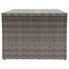 vidaXL Tavolino Grigio 100x50x40 cm in Polyrattan