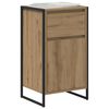 vidaXL Credenza con cassetto Rovere Artigianale 81 x 36 x 150.5 cm