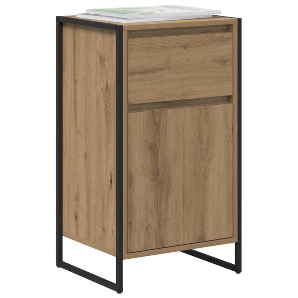 vidaXL Credenza con cassetto Rovere Artigianale 81 x 36 x 150.5 cm