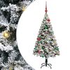 vidaXL Albero di Natale artificiale con 150 LED Bianco 150 cm