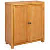 vidaXL Armadietto Marrone 80 x 35 x 95 cm Legno di Quercia Massello
