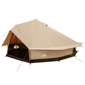 vidaXL Tenda Familiare Crema 12-Persone Policotone